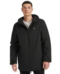 チャンピオン メンズ アウター ジャケット・ブルゾン コート ジャケット Champion Mens Performance Hooded Faux SherpaLined Peacoat Jacket Black ブラック
