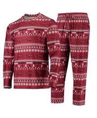 コンセプツ スポーツ メンズ トップス Tシャツ パンツ セーター シャツ Concepts Sport Mens Cardinal Arkansas Razorbacks Ugly Sweater