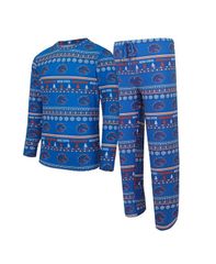 コンセプツ スポーツ メンズ トップス Tシャツ パンツ シャツ Concepts Sport Mens Royal Boise State Broncos Swivel Long Sleeve Ts