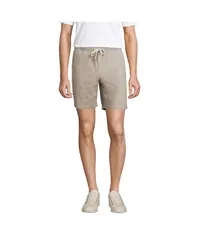 ランズエンド メンズ ボトムス ハーフパンツ・ショーツ ショートパンツ Lands End Mens 7 Pull On Deck Shorts Khaki カーキのサムネイル