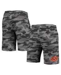 コンセプツ スポーツ メンズ ボトムス ハーフパンツ・ショーツ パイル ショートパンツ Concepts Sport Mens Charcoal Gray Oklahoma State Cowboys