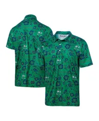 レインスプーナー メンズ トップス ポロシャツ Reyn Spooner Mens Green Notre Dame Fighting Irish Performance Polo Shirt Greのサムネイル