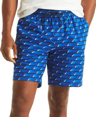 ナウティカ メンズ 水着 ハーフパンツ・ショーツ プリント Nautica Mens Printed Drawstring Quick Dry 6 Swim Trunks Navy ネイビー