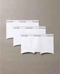カルバンクライン メンズ アンダーウェア ボクサーパンツ ローライズ Calvin Klein Mens 3Pack Icon Stretch Low Rise Trunks White ホワイト