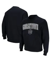 コロシアム メンズ アウター パーカー・スウェット クルーネック スウェット シャツ ロゴ Colosseum Mens Georgetown Hoyas Arch and Logo Crew Neck Sweatshirt Navy ネイビー