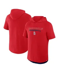 ファナティクス メンズ トップス Tシャツ パーカー Fanatics Mens Red St Louis Cardinals Clubhouse Optimal Play Raglan Hoodie TShirt Red レッド