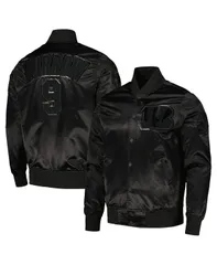 プロスタンダード メンズ アウター ジャケット・ブルゾン ジャケット Pro Standard Mens Joe Burrow Black Cincinnati Bengals Player FullSnap Jacket Black ブラック