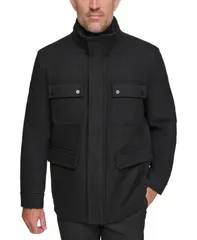 マークニューヨーク メンズ アウター ジャケット・ブルゾン ジャケット Marc New York Mens Dunbar Four Pocket MilitaryInspired Jacket Bl