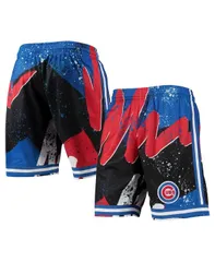 ミッチェルネス メンズ ボトムス ハーフパンツ・ショーツ ショートパンツ Mitchell Ness Mens Royal Chicago Cubs Hyper Hoops Shorts Royalのサムネイル