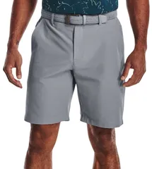 アンダーアーマー メンズ ボトムス ハーフパンツ・ショーツ ショートパンツ Under Armour Mens 10 Drive Golf Shortsteel