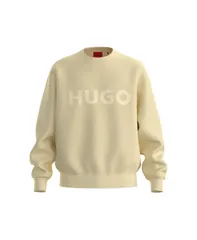 ヒューゴボス メンズ アウター パーカー・スウェット シャツ 長袖 Hugo Boss Mens Dinex LongSleeve Oversized Sweatshirt Ivory アイボリーのサムネイル