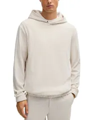 ヒューゴボス メンズ アウター パーカー・スウェット コーデュロイ コットン パーカー Hugo Boss Mens PressStud Hood CottonCorduroy Hoodie Openのサムネイル