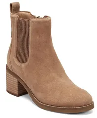 アース レディース シューズ ブーツ・レインブーツ チェルシー ブーツ ヒール Earth Womens Cassi Block Heel Chelsea Booties Brown ブラウンのサムネイル