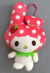 【中古】ぬいぐるみマスコット・ぬいぐるみバッジ マイメロディ イチゴ マスコット 「サンリオキャラクターズ」
