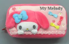 【中古】バッグ マイメロディ(リボンブルー) たれ耳シリーズ ぷっくりスクエアポーチ 「サンリオキャラクターズ」