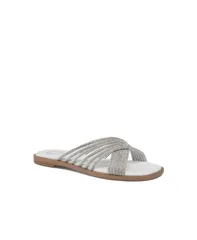 グレース レディース シューズ サンダル Grace MURANO Sandal Silver leather シルバーのサムネイル