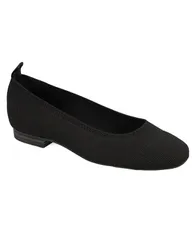 ミア レディース シューズ パンプス ニット MIA Womens Rasia Ballet Knit Round Toe Flats Black ブラック