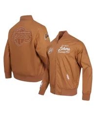 プロスタンダード メンズ アウター ジャケット・ブルゾン Pro Standard Mens Brown Los Angeles Lakers Painthe City FullZip Jacket