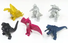 【中古】トレーディングフィギュア 全6種セット 「ゴジラソフビキット PART2」