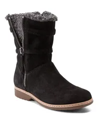 アース レディース シューズ ブーツ・レインブーツ Earth Womens Hyland Cozy Waterepellent Boots Black Suede ブラックのサムネイル