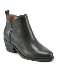 アース レディース シューズ ブーツ・レインブーツ ヒール Earth Womens Marisole Block Heel Booties Black Leather ブラックのサムネイル