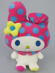【中古】ぬいぐるみ マイメロディ(ドット) ネオンカラー ぬいぐるみ(S) 「サンリオキャラクターズ」