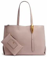ダナ キャラン ニューヨーク レディース バッグ ジョーゼット Donna Karanew York Womens GeorgettextraLarge Tote Bag Shadow Grey グレのサムネイル