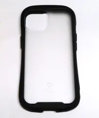 【中古】携帯電話アクセサリー Hamee iPhone14用iFace Reflection Frost 強化ガラスクリアケース (ブラック) [41-973455]
