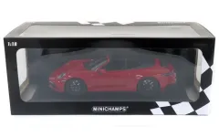 【新品】ミニカー 1/18 ポルシェ 911 カレラ 4 GTS カブリオレ 2020(レッド) 「MINICHAMPS」 [155063032]のサムネイル