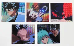 【中古】シール・ステッカー Dセット フレークプリズムステッカー 「一番くじ 幽☆遊☆白書 暗黒武術会編 vol.3」 G賞