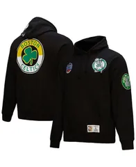 ミッチェルネス メンズ アウター パーカー・スウェット パーカー Mitchell Ness Mens Black Boston Celtics Hardwood Classics Blackoutのサムネイル