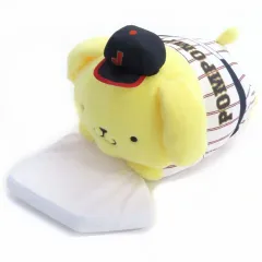 【中古】クッション・本体 ポムポムプリン ヘッドスライディング抱き枕 「タイトーくじ 侍ジャパン×サンリオキャラクターズ」 A賞