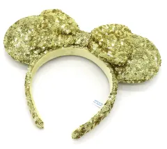 【中古】アクセサリー(非金属) ミニーマウス キラキラカチューシャ(スパンコール/イエロー) 「ディズニー」 東京ディズニーリゾート限定