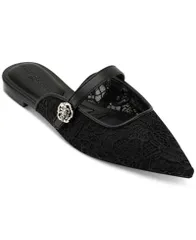 カール ラガーフェルド レディース シューズ パンプス KARL LAGERFELD PARIS Womens Vadyn PointedToe Flats Black ブラックのサムネイル