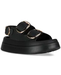 ジェフリー キャンベル レディース シューズ サンダル Jeffrey Campbell Blithe Flatform Footbed Sandals BlackGold ブラック