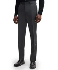 ヒューゴボス メンズ ボトムス カジュアルパンツ パンツ Hugo Boss BOSS Mens Formal Trousers Dark Gray グレー