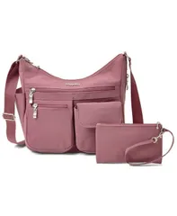 バッガリーニ レディース バッグ Baggallini Womens Everywhere Crossbody Dusty Mauv