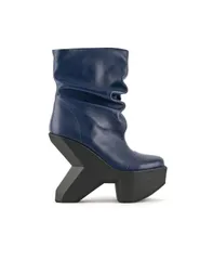 ユナイテッドヌード レディース シューズ ブーツ・レインブーツ United Nude Womens Boulder Slouch Boot Midnight blue ブルー