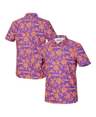 レインスプーナー メンズ トップス ポロシャツ Reyn Spooner Mens Purple Clemson Tigers Pua Performance Polo Shirt Purple パーのサムネイル