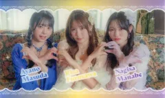 【中古】キャラカード 増田彩乃＆古澤里紗＆真鍋凪咲 クリアカード(集合B) 「CUTIE STREET 『ひたむきシンデレラ!』 MV公開記念! ラッフルくじ」 H賞