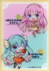 【中古】キャラカード 初音ミク＆巡音ルカ(ミニキャラ) クリアカード 「フリューくじ 初音ミク Citrus MIKU」 G賞