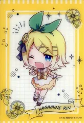 【中古】キャラカード 鏡音リン(ミニキャラ) クリアカード 「フリューくじ 初音ミク Citrus MIKU」 G賞