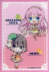 【中古】キャラカード MEIKO＆巡音ルカ(ミニキャラ) クリアカード 「フリューくじ 初音ミク Citrus MIKU」 G賞