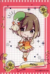 【中古】キャラカード MEIKO(ミニキャラ) クリアカード 「フリューくじ 初音ミク Citrus MIKU」 G賞