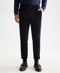 スコッチアンドソーダ メンズ ボトムス カジュアルパンツ コーデュロイ ジョガーパンツ SCOTCH SODA Mens Loose Tapered Corduroy Joggers Anthraciのサムネイル