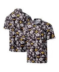 レインスプーナー メンズ トップス ポロシャツ Reyn Spooner Mens Black Iowa Hawkeyes Performance Polo Shirt Black ブラックのサムネイル