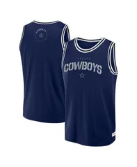ファナティクス メンズ トップス タンクトップ ジャージー Fanatics Mens Navy Dallas Cowboys Elements Future Ground Jersey Tank Top Navy ネイビー