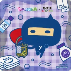 【中古】コースター ござるっち(通常) オリジナルコースター 「たまごっち×極楽湯・RAKU SPA お風呂で発見!!たまごっち ～ビバ☆みんなで極楽なつやすみ～」 コラボメニュー注文特典
