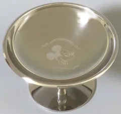【中古】皿・ボウル ミッキーマウス(レトロ喫茶) デザートカップ ステンレス DISNEY 「ディズニー」 ディズニーストア限定