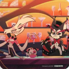 【中古】コースター エンジェル・ダスト ランダムコースター 「Helluva Boss and Hazbin Hotel Collaboration Cafe in SMILE BASE CAFE」 コラボメニュー注文特典